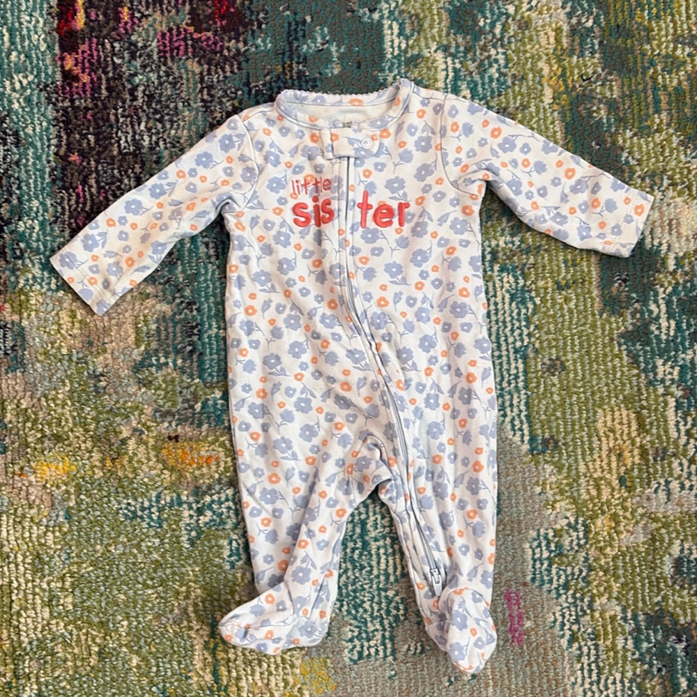 Carters Little Sister Footie Pjs